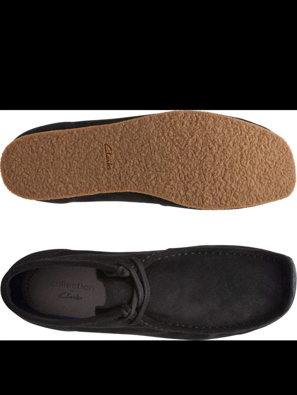 Clarks Men's Shacre Chukka Boot Black Suede Leather